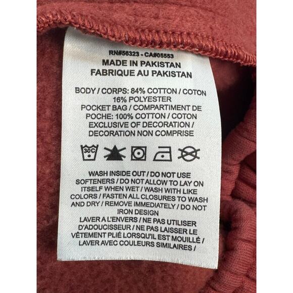 Nike Set Solo Swoosh Fleece Sweatshirt Sweatpants Canyon Rust Large - Picture 7 of 8